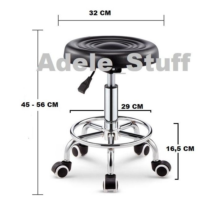Kursi Putar / Kursi Kantor / Kursi Hidrolis / Kursi Putar Bulat Import Original Dan Terpercaya