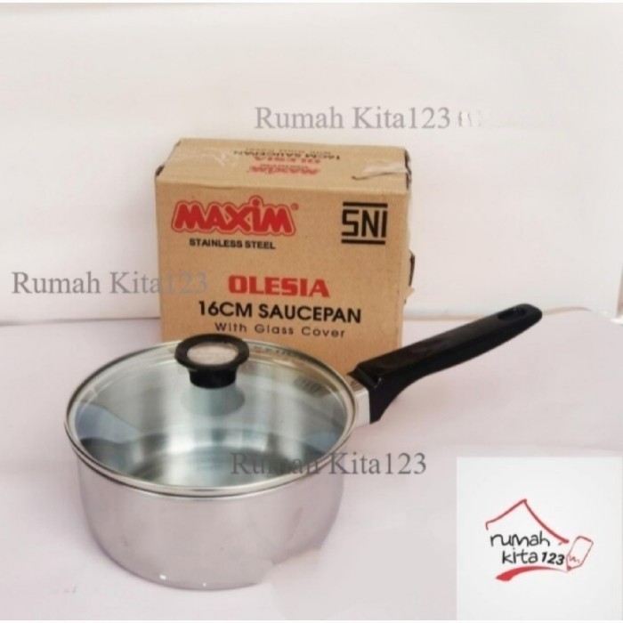 PANCI GAGANG STAINLESS OLESIA 16 CM MAXIM MASPION / PANCI SUSU