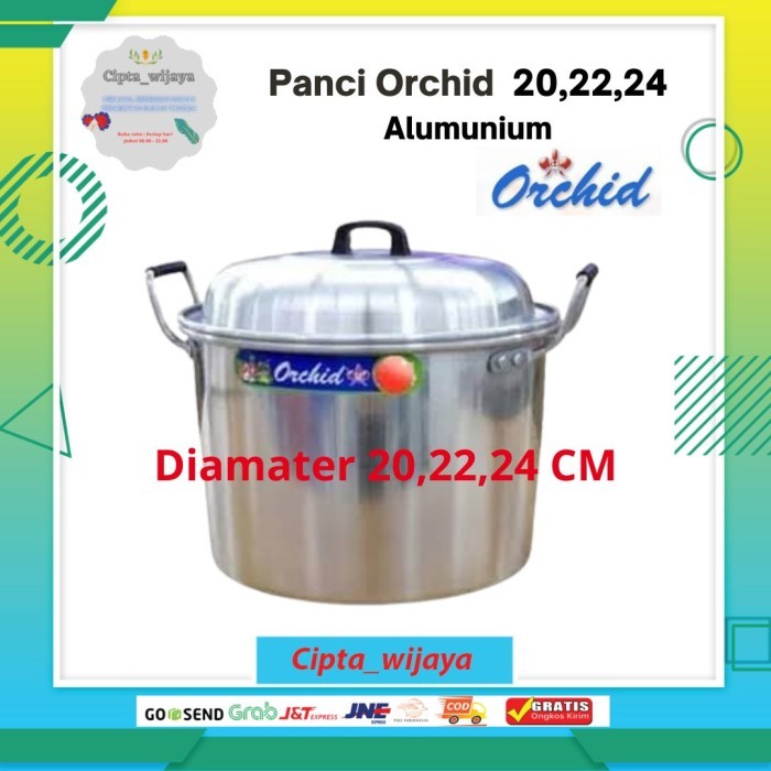 Panci Almunium Orchid / Panci Tinggi Orchid / Panci Rebus Air