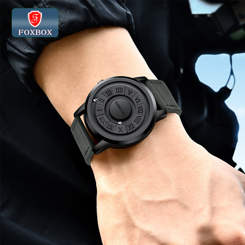 HOT DEALS FOXBOX Jam Tangan Lelaki Jam Tangan Desain Fashion Baru Jam Tangan Pria Kepribadian