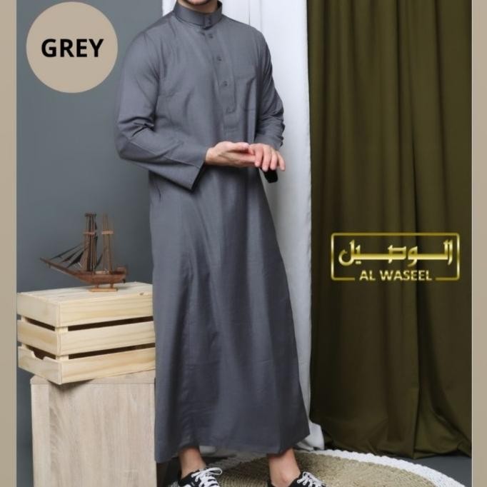 Jubah / Gamis Al Haramain Alwaseel Woll + Al Waseel Wol Wool Premium Original