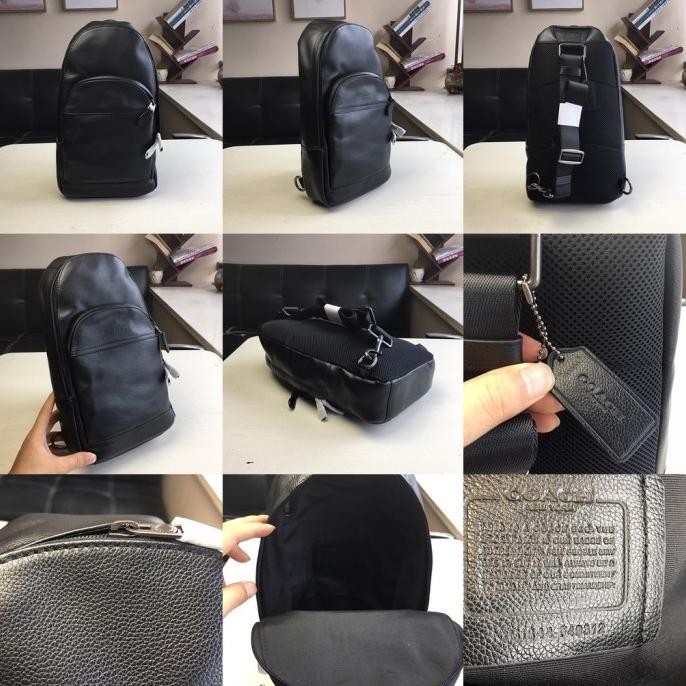 [ORIGINAL] COACH Houston Slingpack Matte / Tas Coach Pria Original Terlaris