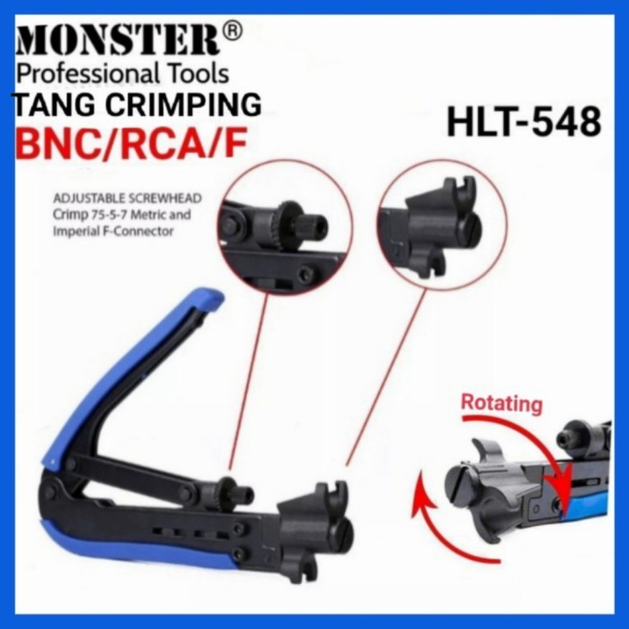 TANG COMPRESSION BNC Rg6.Rg 59.Rg 11 HT548