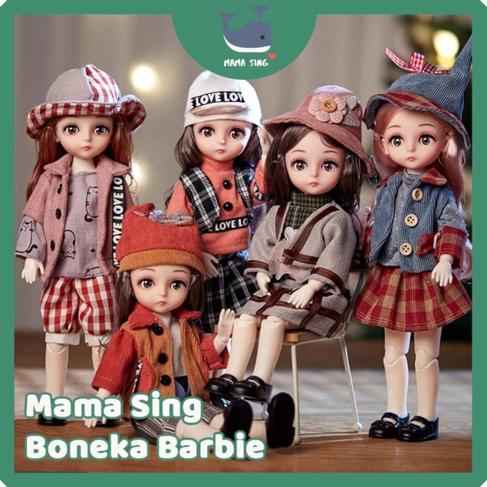 

MAINAN BONEKA PRINCESS MAMA SING 30CM - FASHION CANTIK ELEGAN DOLL 3D