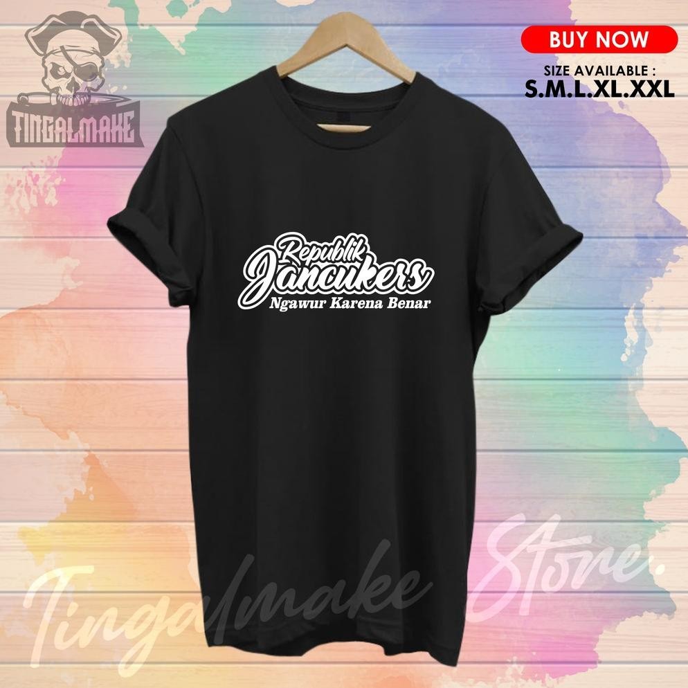 Promo Baju Republik Jancukers Unisex Kaos Jancukers Premium Terbaik Viral