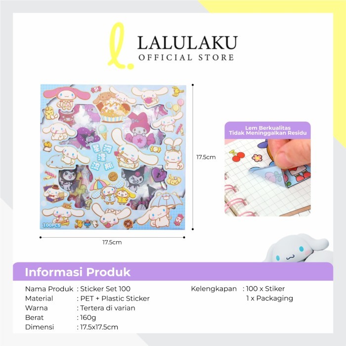 

Stiker 2D 100 Lembar Sticker Momo Kartun Korea Lucu Anti Air Scrapbook
