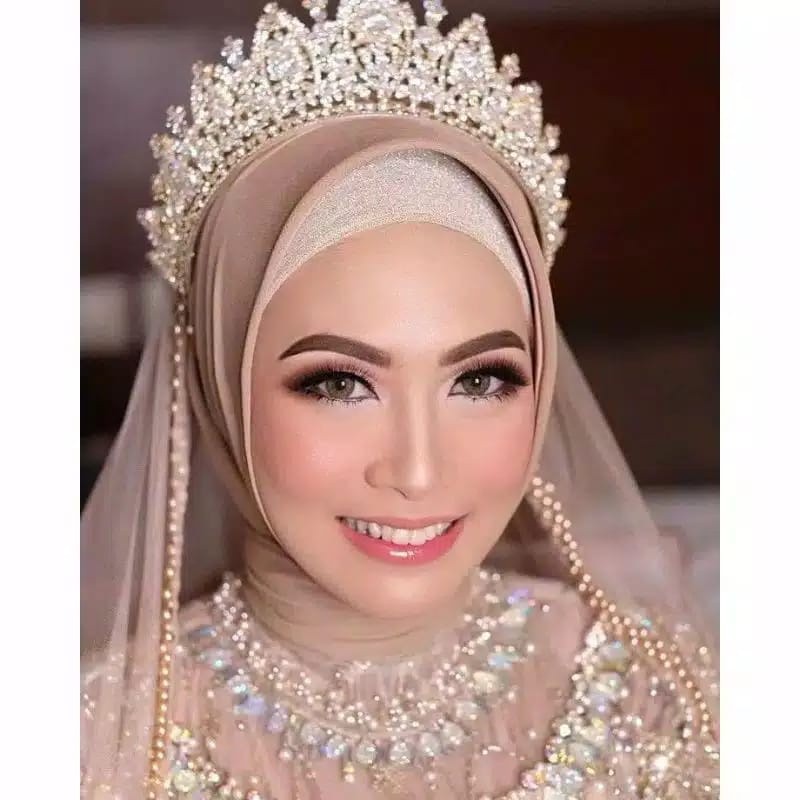 Veil Gantin Layer Mulimah Tile Mutiara Elendang Leyer Gantin Jilbab Gantin Elendang Gantin Hijab