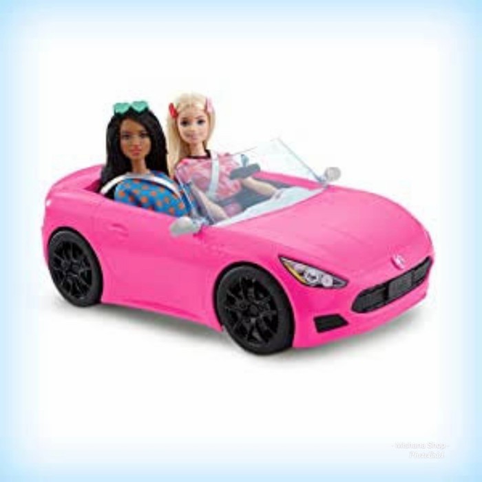 

MOBIL BONEKA BARBIE PINK W ROLLING WHEELS 2 SEATER SPORTS CAR MATTEL