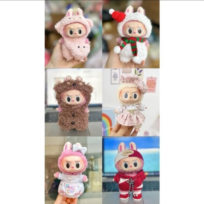 

(CLOTHES ONLY) BAJU LABUBU PREMIUM KOSTUM BONEKA LABUBU V1 V2/LABUBU OUTFIT/BAJU BONEKA LABUBU NATAL