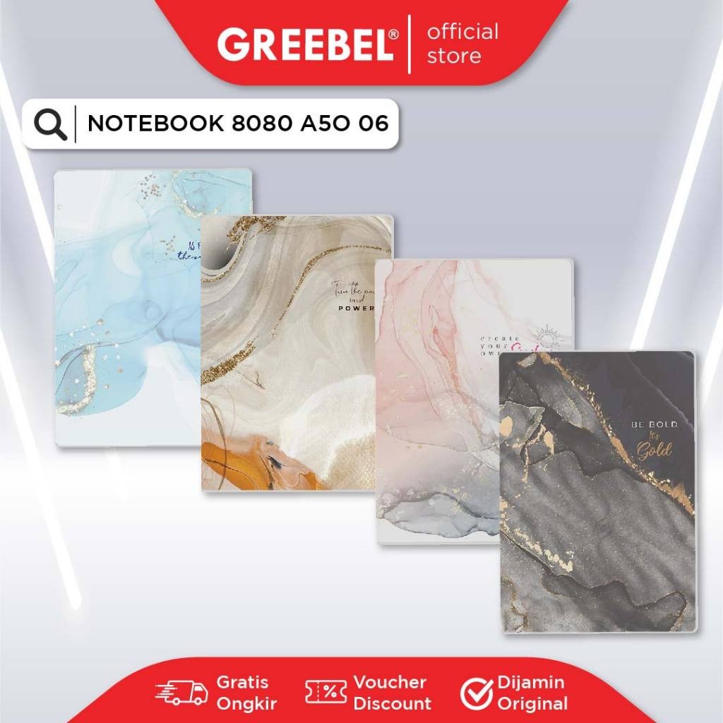 

GREEBEL NOTEBOOK 8080-A5O-06/Agenda/Planner Lucu unik/Buku Catatan Spiral Notebook 80 halaman