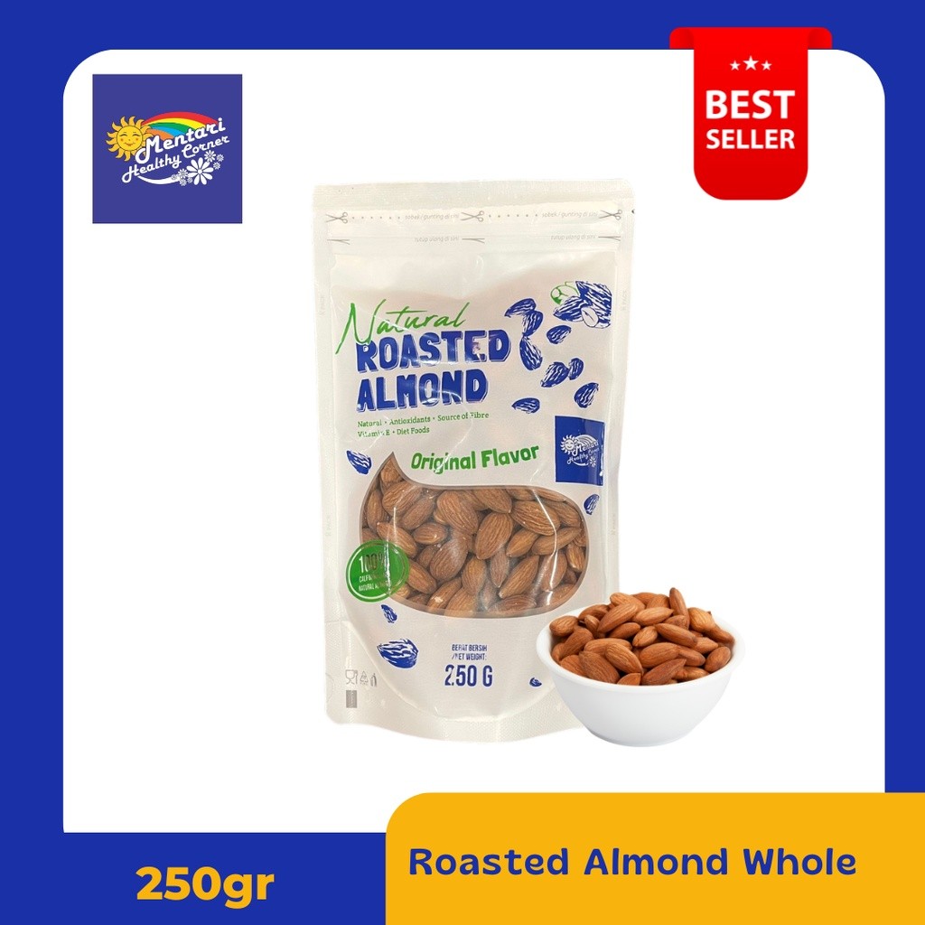 

Roated Almond Whole 250Gr Acang Almond Panggang Utuh 250Gr