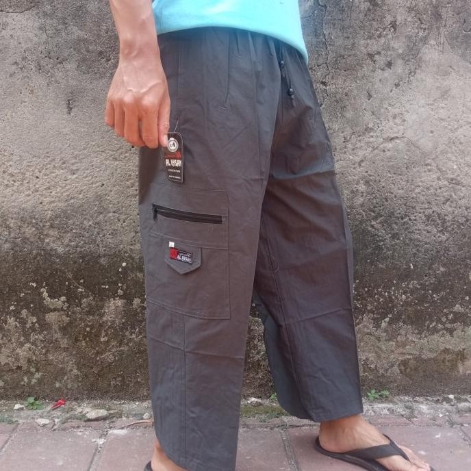 Celana Pangsi Sirwal  Cargo Pria Dewasa Muslim Original