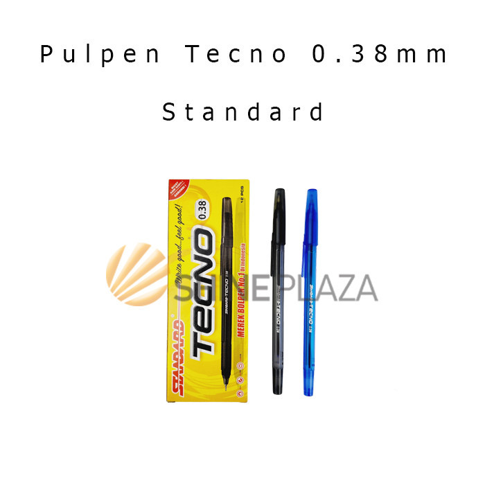 

PULPEN STANDARD TECNO 0.38MM - BOLPEN PENA PEN SEMI GEL 0,38 MM