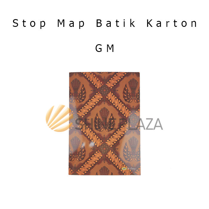 

STOP MAP KARTON GM MOTIF BATIK FOLIO - STOPMAP KERTAS F4 UNTUK MEETING UPACARA