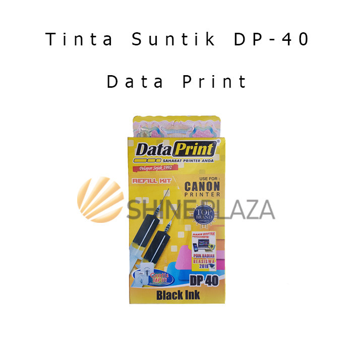 

DATAPRINT REFILL TINTA CANON HITAM DP 40 - TINTA HP DATA PRINT DP 40