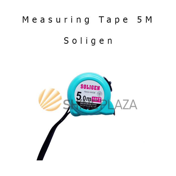 

METERAN TANGAN SOLIGEN 5M ROLL - MEASURING TAPE 5 METER
