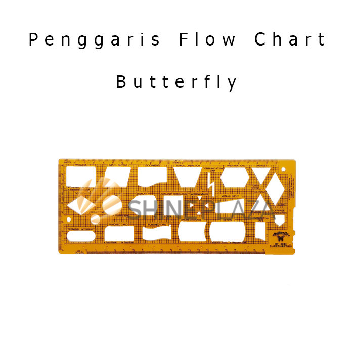 

MAL CETAKAN FLOW CHART BUTTERFLY BT-2020 - PENGGARIS TEKNIK FLOWCHART TEMPLATE MALL SABLON