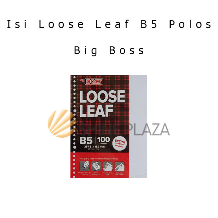 

ISI LOOSE LEAF - BINDER POLOS B5 BIG BOSS