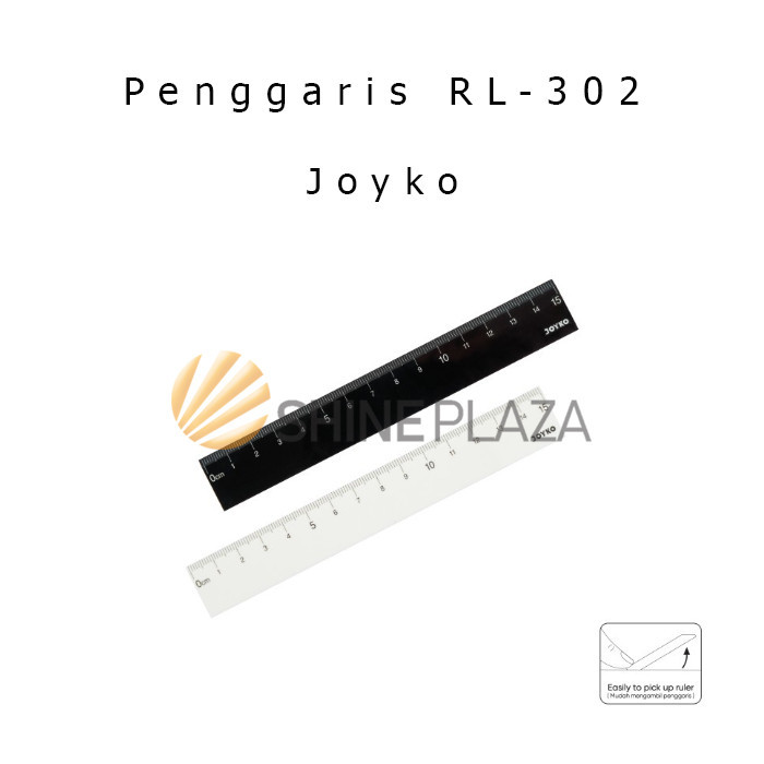 

PENGGARIS AKRILIK 15CM JOYKO RL-302 - ACRYLIC RULER 15 CM