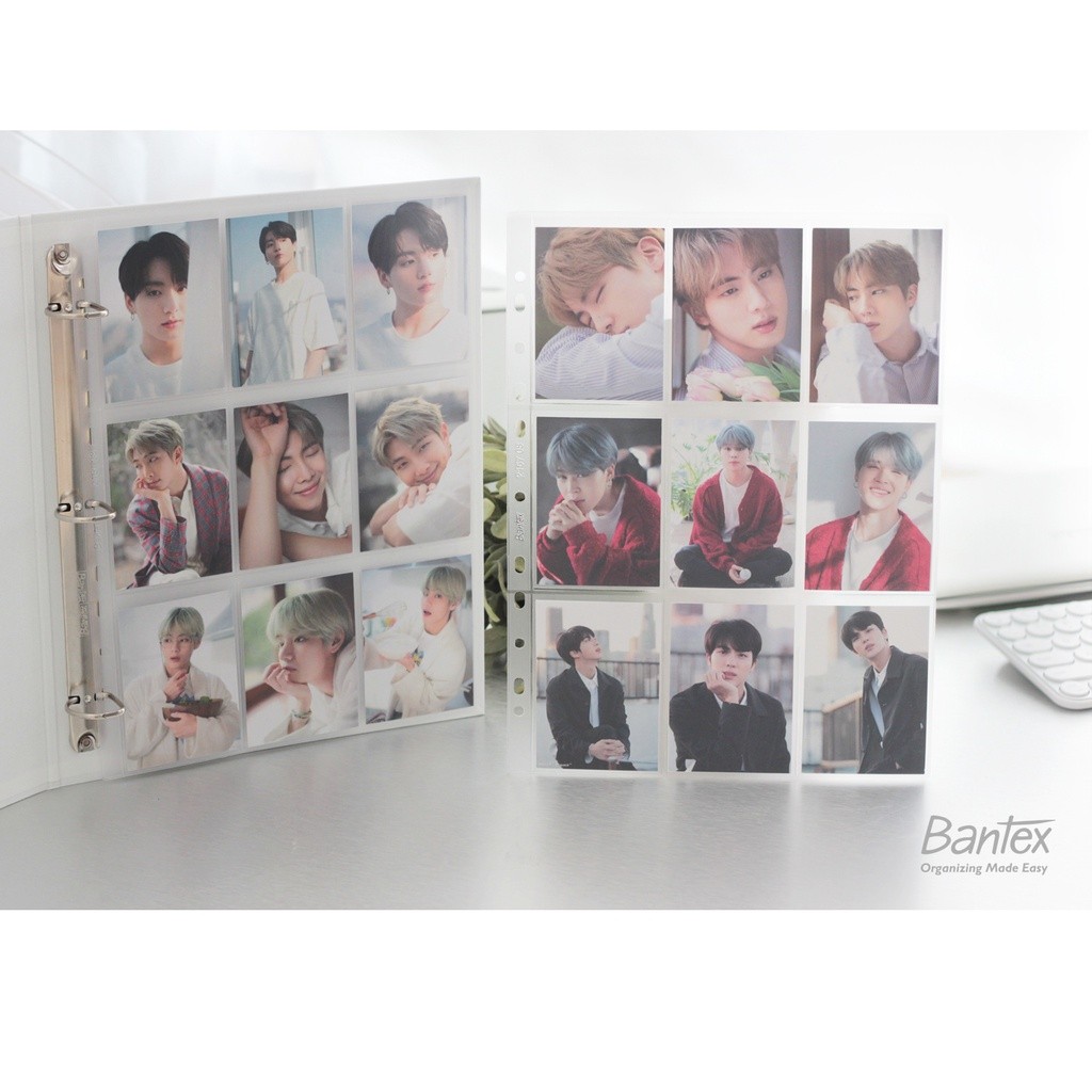 

[Pelangi Stationery] Bantex Collector Sleeve A4 Photocard 9P Translucent - 2157 08