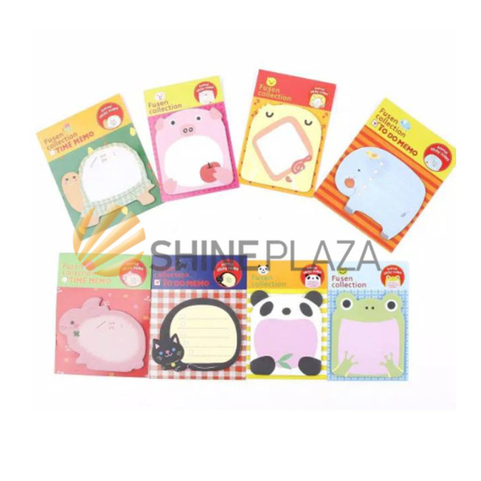 

STICKY NOTES ANIMAL COLLECTION - MEMO STICK NOTE TEMPEL BAHAN KERTAS LUCU