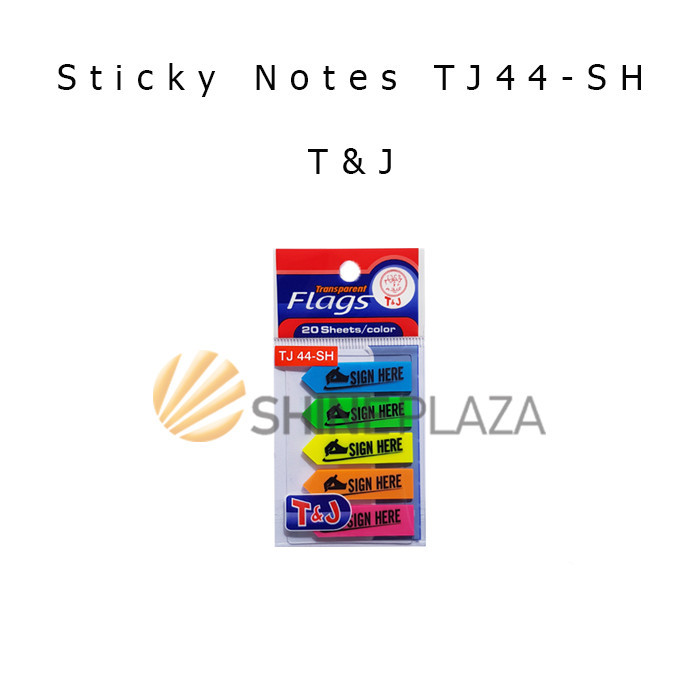 

MEMO STICKY NOTES SIGN HERE T&J TJ44-SH