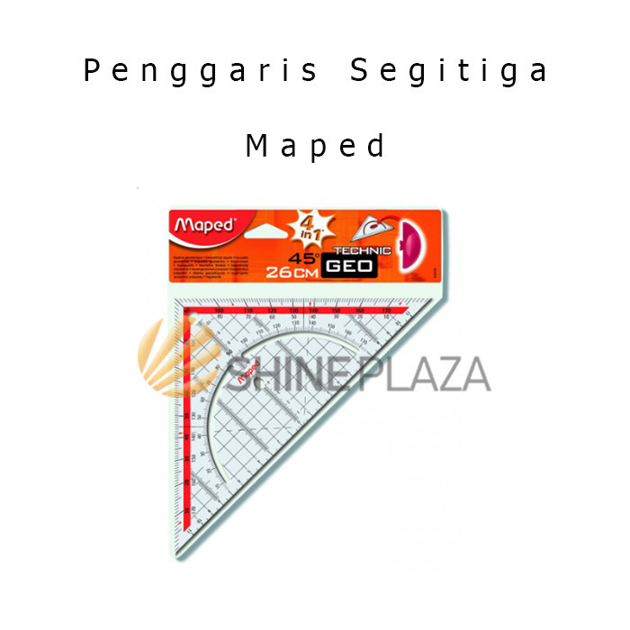 

PENGGARIS SEGITIGA PEGANGAN MAPED 26CM