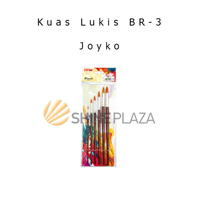 

KUAS LUKIS BRUSH JOYKO ROUND BR-3 - KUAS CAT ACRYLIC MINYAK CAT AIR