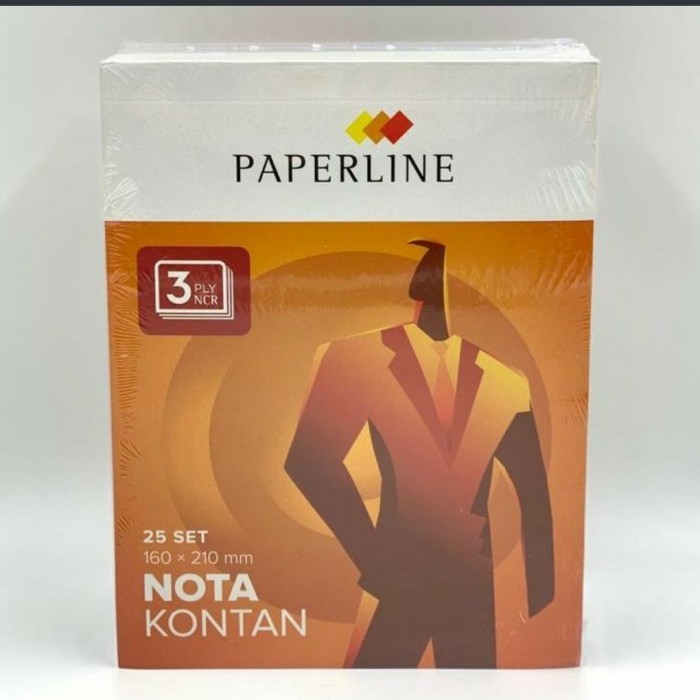 

BUKU NOTA KONTAN NCR BESAR PAPERLINE RANGKAP 3 (3 PLY)