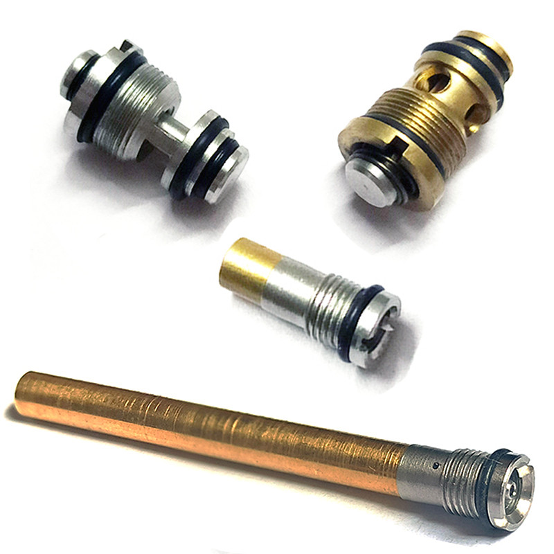Stainless Steel Large Flow Inlet Outlet Valve Magazine Accessories CO2 Cartridge Charging Key Tools 