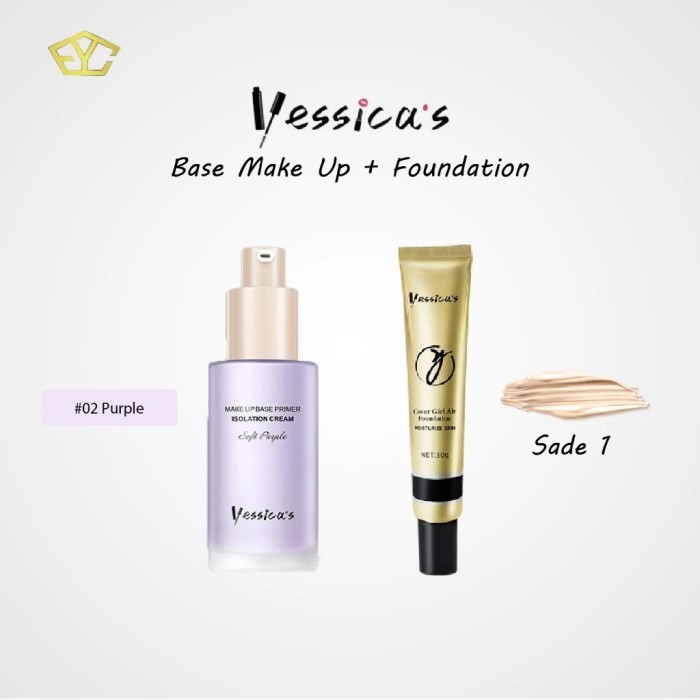 DISKON Bundling Yessica's Base Make Up+ Yessica's Waterproof Foundation
