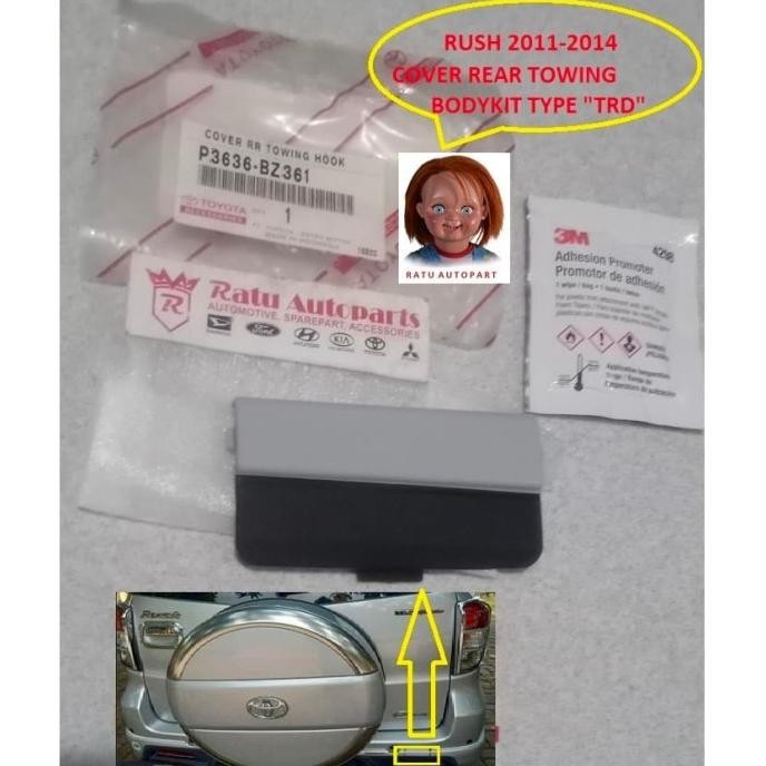 TUTUP DEREK BODYKIT BEMPER BELAKANG RUSH TRD 2011-2014 bestt