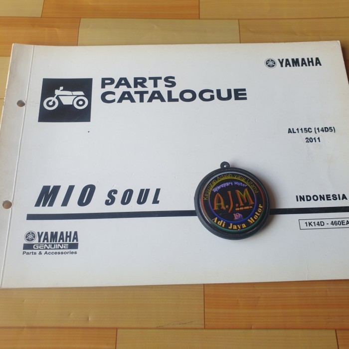 Buku Part Catalog Katalog Copian Yamaha Mio Soul 2011 Barang Langka
