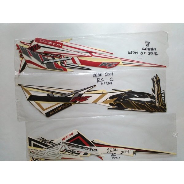 Striping Stripping Motor Yamaha Xeon Rc 2014 Barang Langka