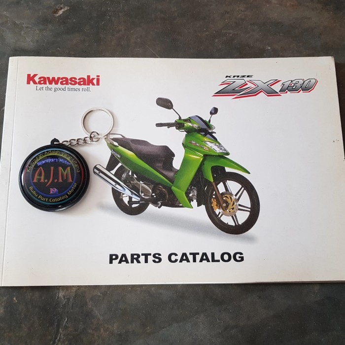 Buku Parts Katalog Catalogue Catalog Copian Kawasaki Zx130 Zx 130 Barang Langka