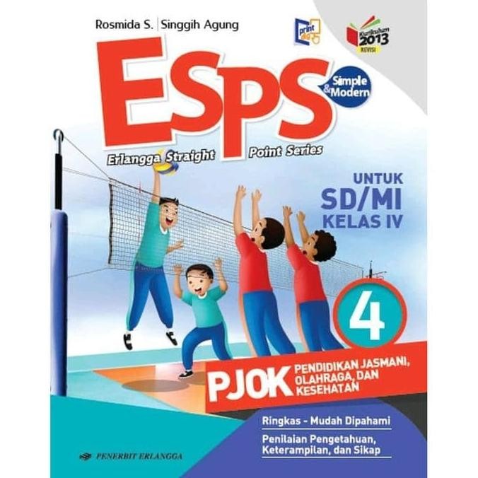Special Price Esps Pjok Kelas 4 Sd Erlangga Kurikulum 2013 Revisi
