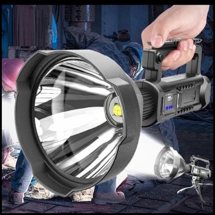 Senter Sorotan Genggam Isi Ulang 90000 Lumen Tinggi TH2810