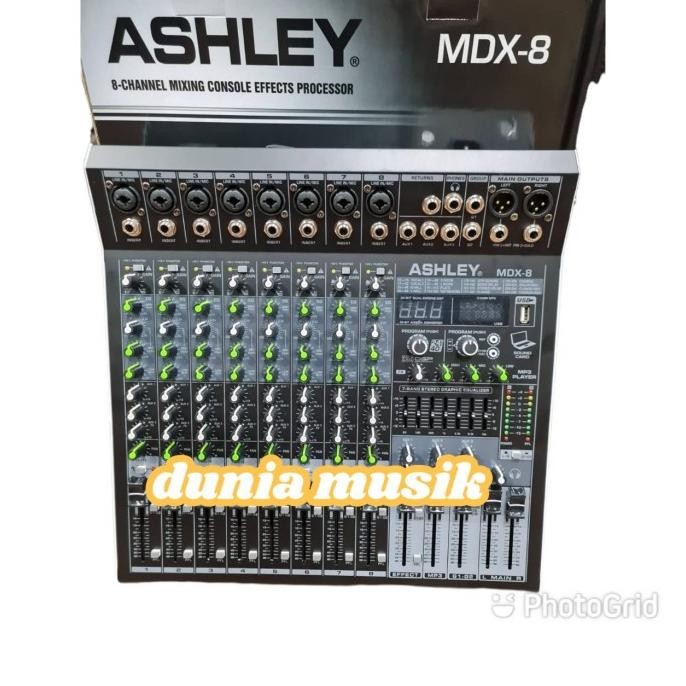 Mixer ashley mdx8 mdx 8 mdx original ashley