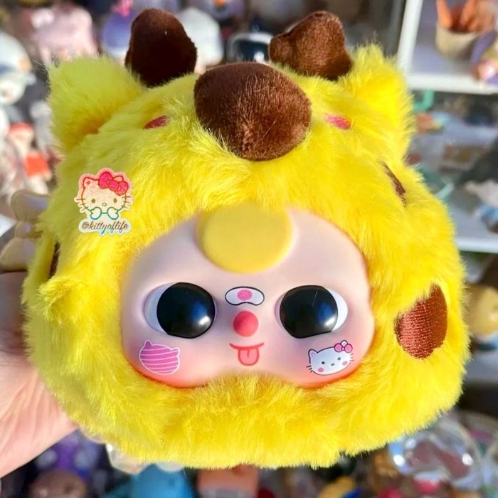 PROMO Bag Charm Face Plush Baby Three Original Secret Giraffe (Straps Included)