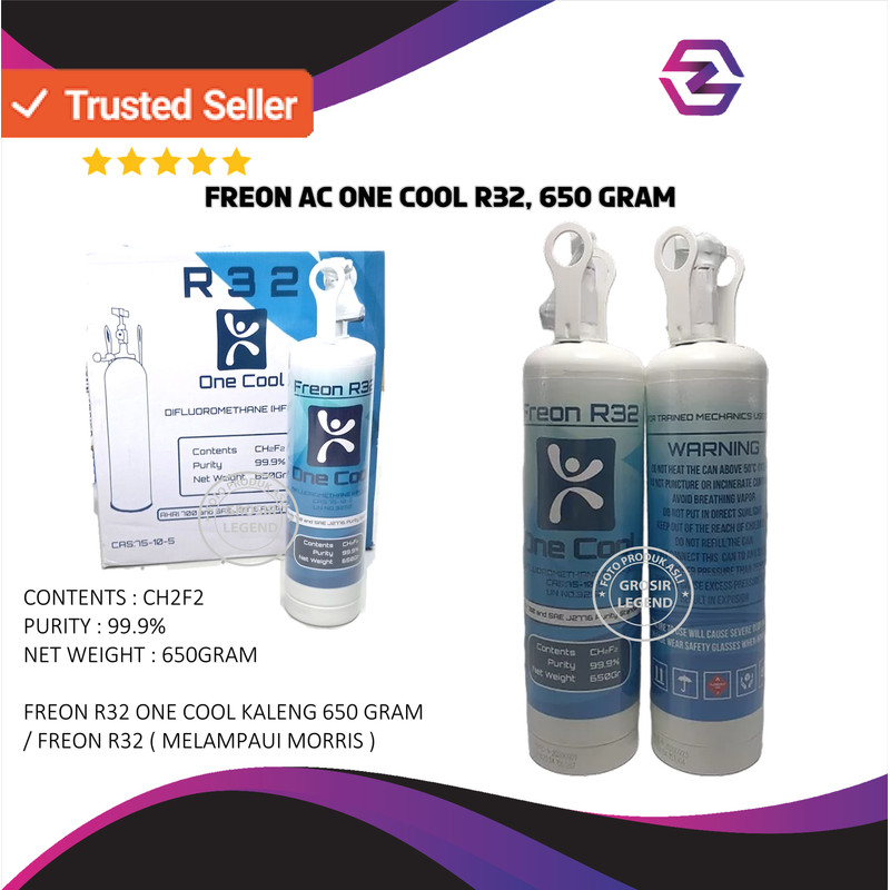 FREON R32 KALENG 650gr / FREON AC R32 KALENG ONE COOL