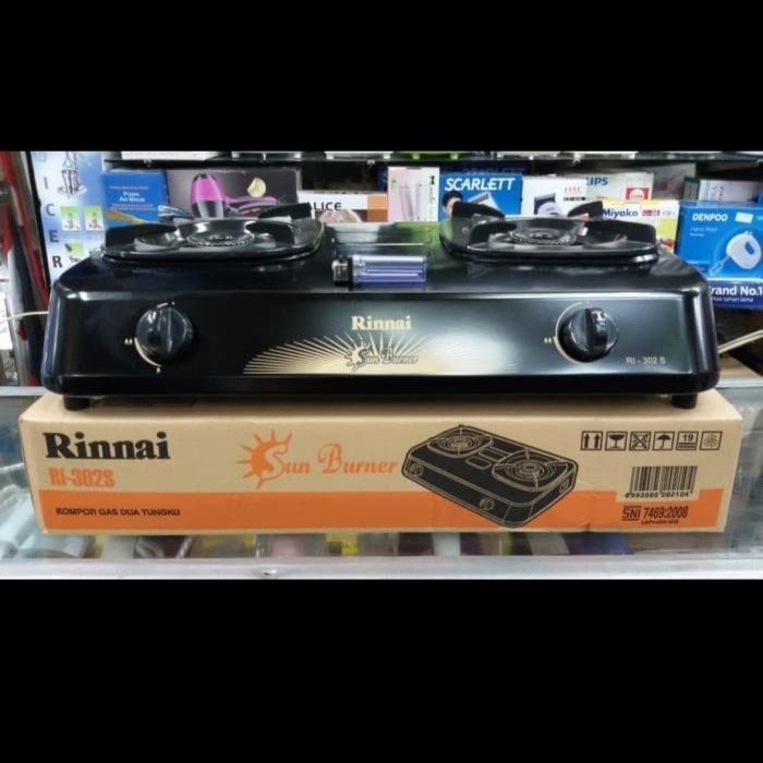 Kompor Gas Rinnai Ri302S / Kompor Gas Rinnai 2Tungku Ri 302S