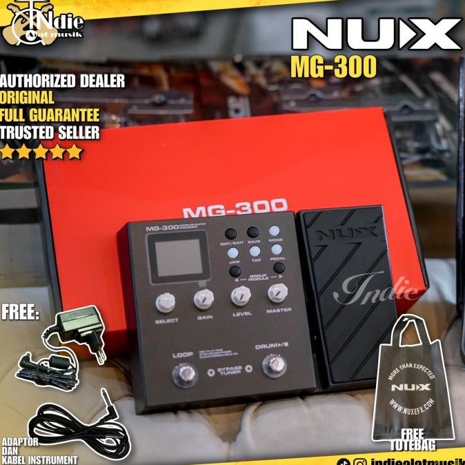 Efek Gitar Digital Multi Efek NUX MG300 MG 300 MG-300
