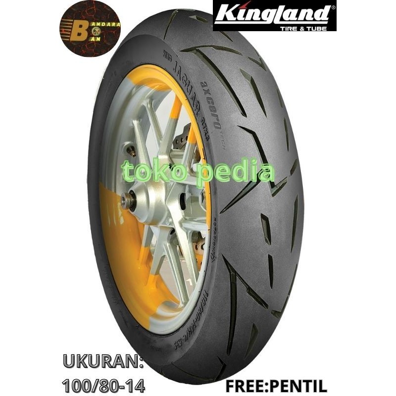 Ban Kingland Jaguar Rtx 5 100/80-14 #Gratisongkir #Sale #Discount