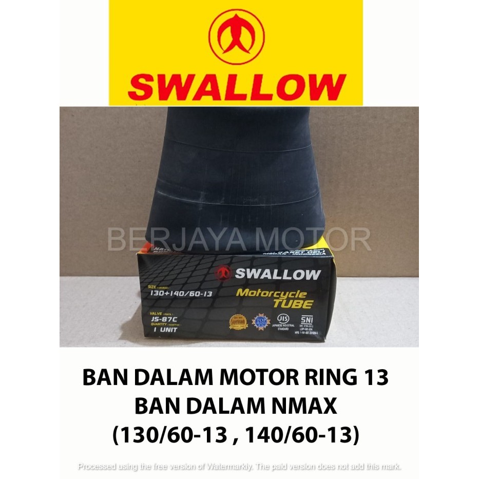Ban Dalam Nmax Belakang Ring 13 Swallow 130/60-13 , 140/60-13 #Gratisongkir #Sale #Discount