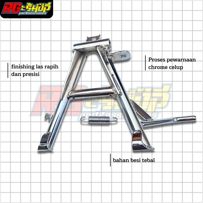 Standar Set Chrome Wave 125, Supra 125/Kharisma Nth Thailand #Gratisongkir #Sale #Discount