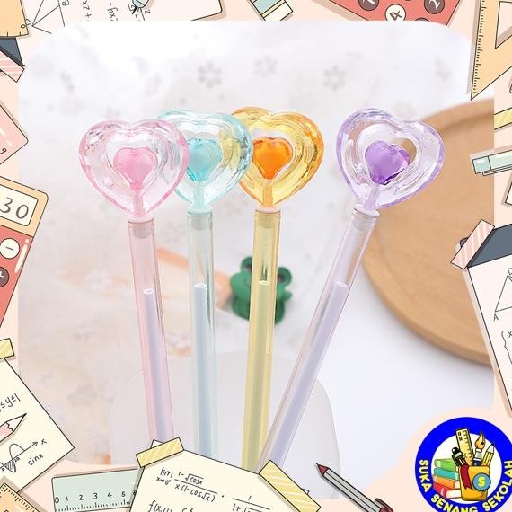 

Produk Baru!! SELUSIN Pulpen Love Crystal S0219