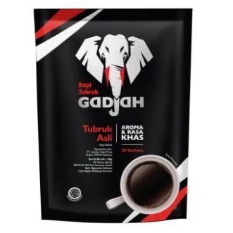 

GADJAH Kopi Tubruk Asli Pouch 20 Sachet x 7gr