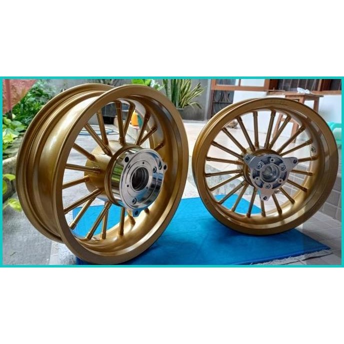 Velg Racing Tapak Lebar Power Andong Nmax 155 P20 100% Ori Gold Mate