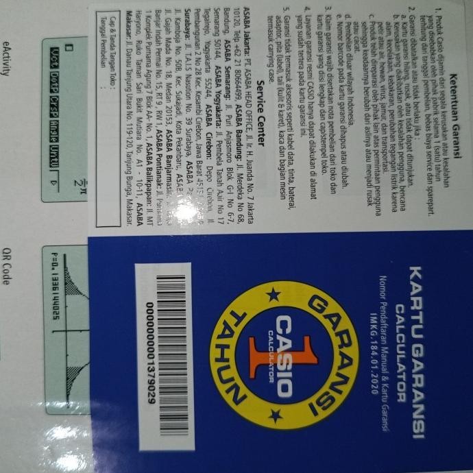 

Promo Hemat! CASIO FX 350 ES PLUS SCIENTIFIC CALCULATOR / FX350 / FX 350ES Hemat