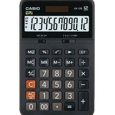 

fb-43 Casio AX 12 S - Calculator Desktop Kalkulator Meja Kantor Office AX-12 Murah